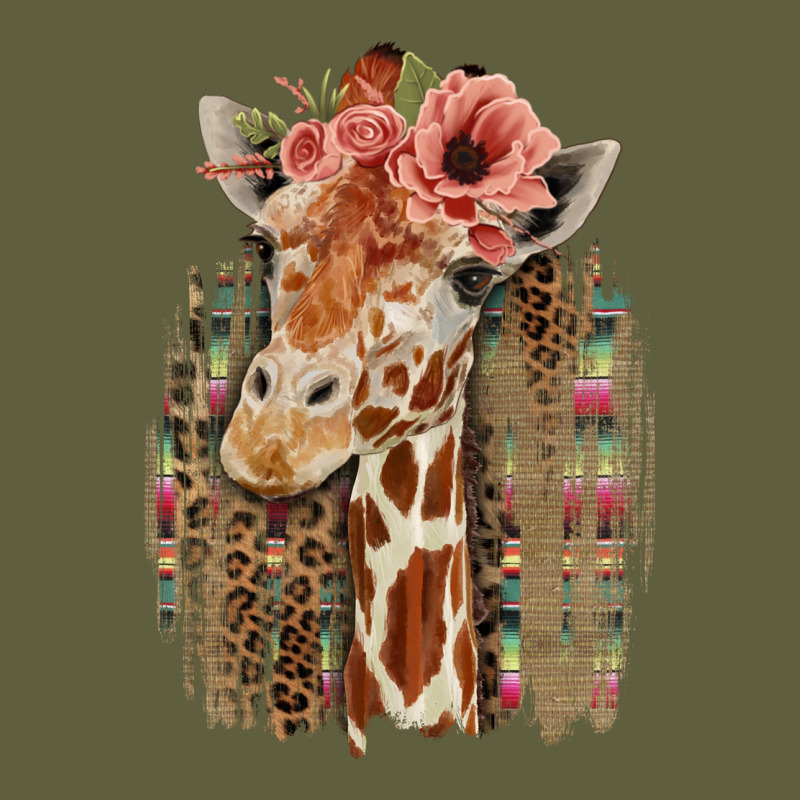 Giraffe With Floral Vintage Tee by Bettercallsaul | Teevron