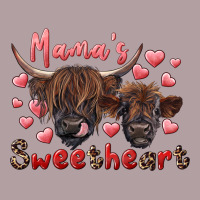 Mama's Sweetheart Highland Cow And Calf Vintage Hoodie | Teevron