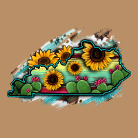 Kentucky Map Sunflower Cactus Serape Vintage Hoodie | Teevron