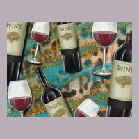 California Wine With Leopard Background Vintage Tee | Teevron