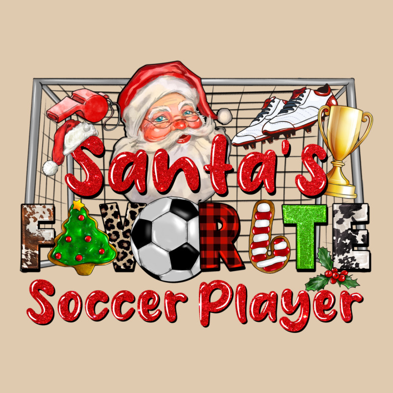 Santas Favorite Soccer Player Heavyweight Sweatshirt by CowGirlArtShop | Teevron