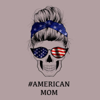 American Stars, American Flag Patterned Mom Skull Vintage Hoodie | Teevron