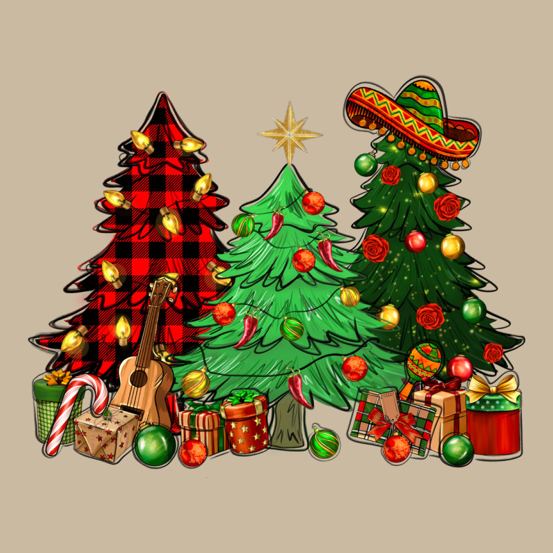 Mexican Christmas Trees Long Sleeve Tee by NancyCooperArtShop | Teevron