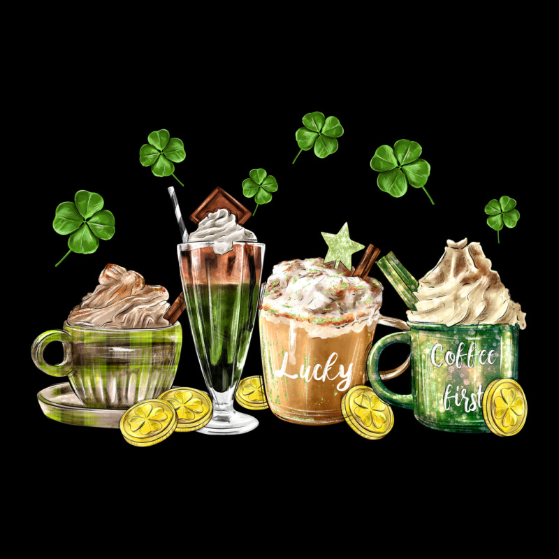 Patricks Day Coffee Ladies Tee by MaliasSmallBusiness | Teevron