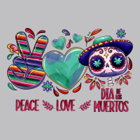Peace Love Dia De Los Muertos Long Sleeve Tee | Teevron
