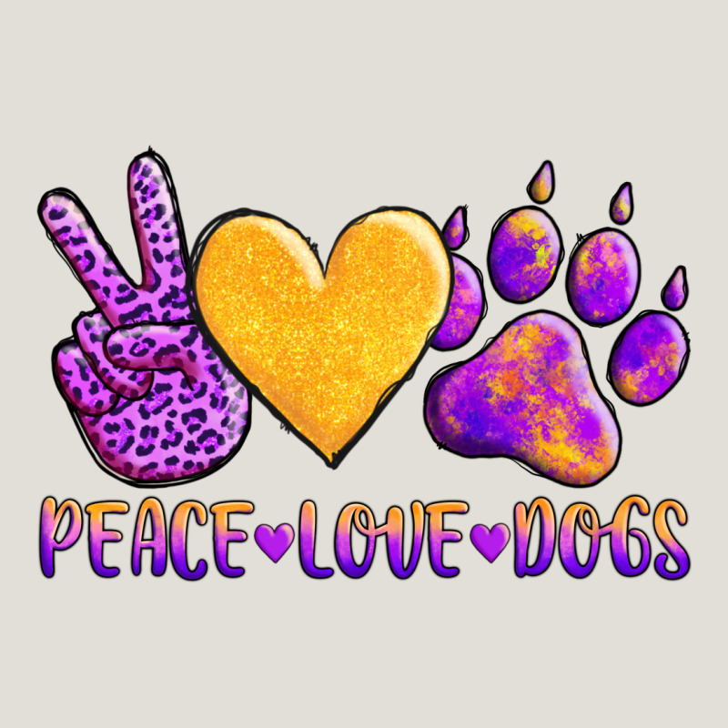 Peace Love Dogs Heavy Core Tee by AdoDesignShop | Teevron