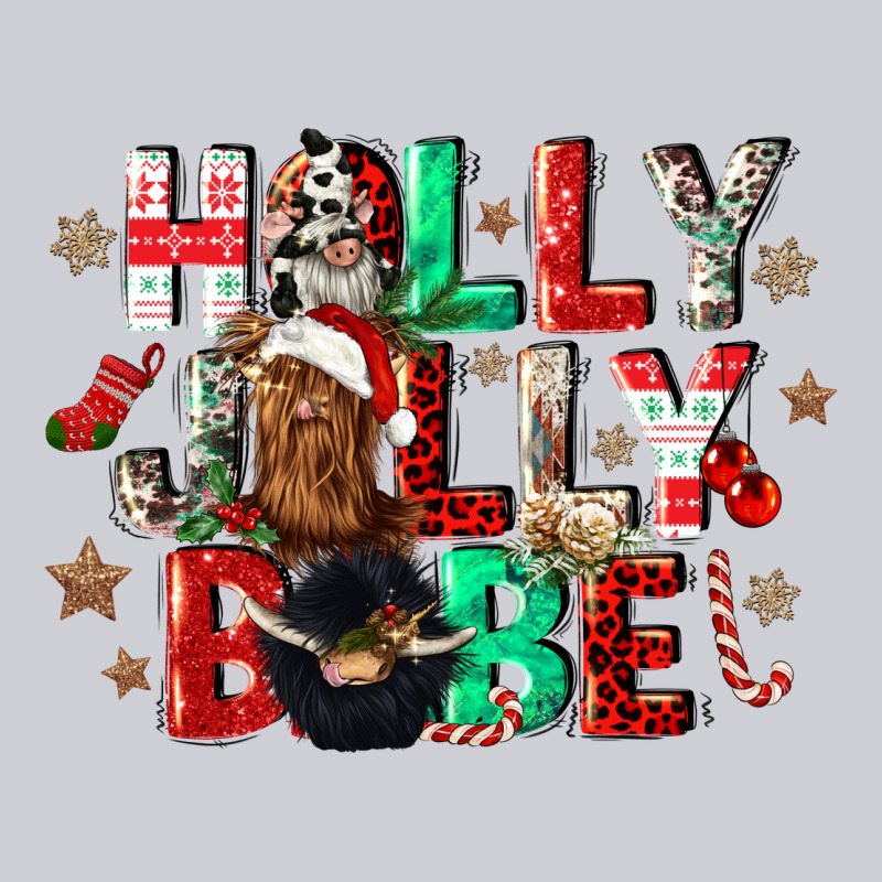 Holly Jolly Babe Heavyweight Sweatshirt by CowGirlArtShop | Teevron