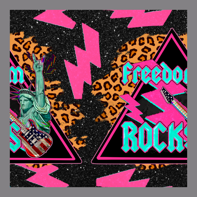 Freedom Rocks Seamless Pattern Heavyweight Hoodie by BundleAndBundleShop | Teevron