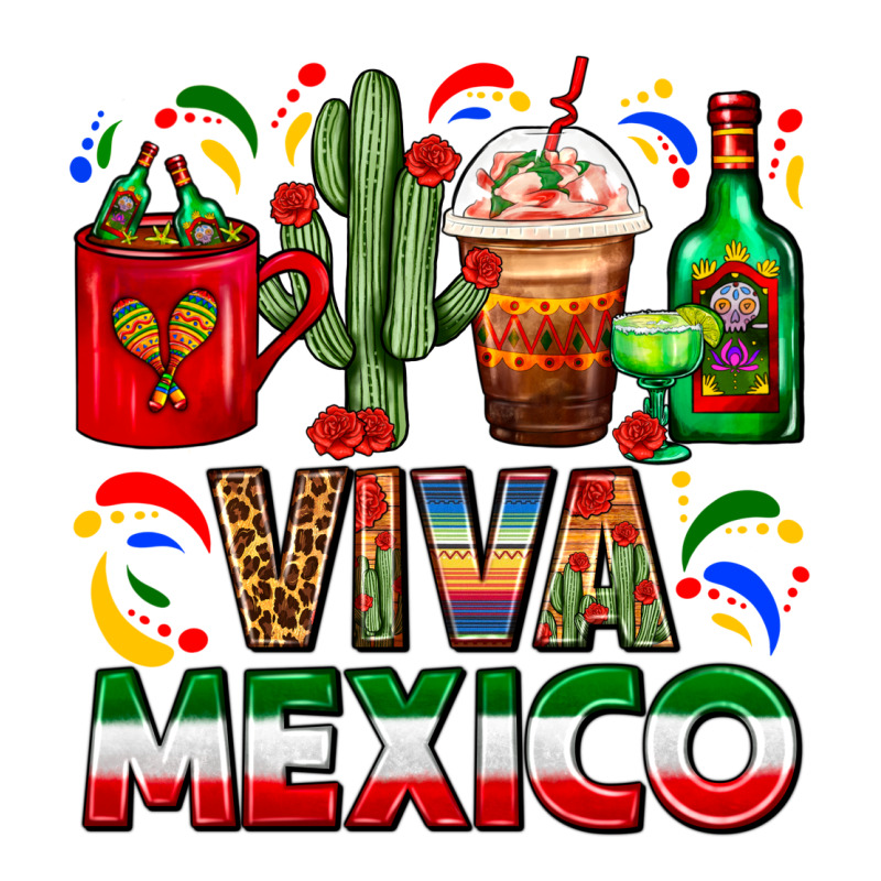 Viva Mexico Coffee Cups With Cactus And Tequila Zipper Hoodie by FaDigitalArtStudio | Teevron