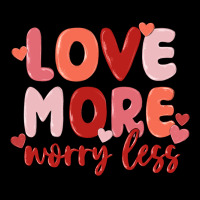 Love More Worry Less Heavy Core Tee | Teevron