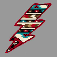 Western Aztec Pattern Lightning Vintage Hoodie | Teevron