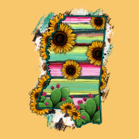 Mississippi Map Sunflower Cactus Serape Vintage Hoodie | Teevron