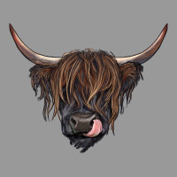 Black Highland Cow Vintage Hoodie | Teevron