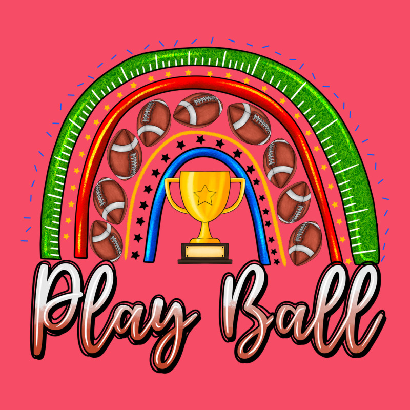 Play Ball Football Rainbow Premium Sweatshirt by CowhideDigitalArt | Teevron