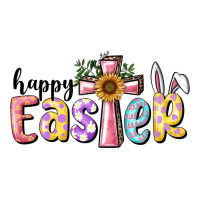 Happy Easter With Cross | Teevron