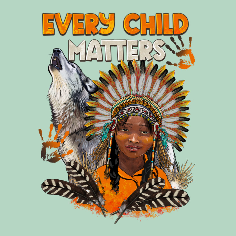 Every Child Matters Child And Wolf Classic Tee by BarkalooDesign | Teevron