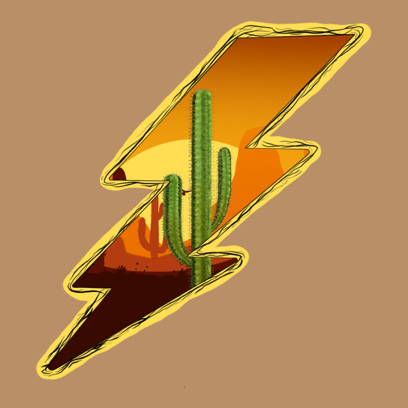 Cactus Sunset Lightning Vintage Hoodie by Bettercallsaul | Teevron