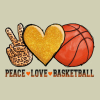 Peace Love Basketball Heavy Core Tee | Teevron