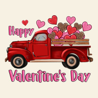 Happy Valentine's Day Truck Hearts Vintage Tee | Teevron