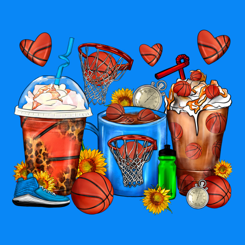 Basketball Coffee Cups Zipper Hoodie by FaDigitalArtStudio | Teevron