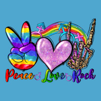 Peace Love Rock Premium Hoodie | Teevron