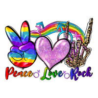 Peace love rock | Teevron