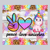 Peace Loeve Unicorns Heavyweight Sweatshirt | Teevron