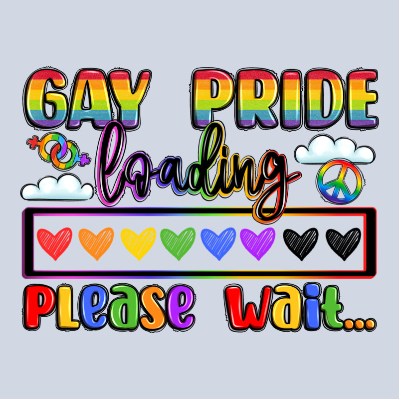 Gay Pride Loading Please Wait Premium Sweatshirt by LillyAllenDesigns | Teevron