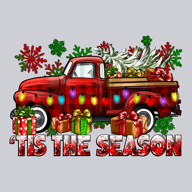 Tis The Season Christmas Truck Heavyweight Sweatshirt by CowGirlArtShop | Teevron