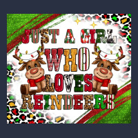 Just A Girl Who Loves Reindeer Heavyweight Sweatshirt | Teevron