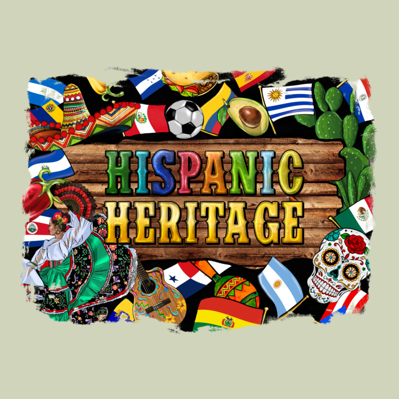Hispanic Heritage Flags Heavyweight Hoodie by BundleAndBundleShop | Teevron