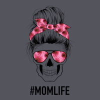 Pink Flower Mom Skull Vintage Hoodie | Teevron