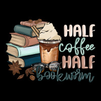 Half Coffee Half Bookworm Heavy Core Tee | Teevron