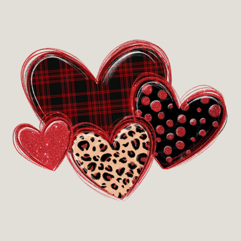 Leopard Hearts Heavy Core Tee by MaliasSmallBusiness | Teevron