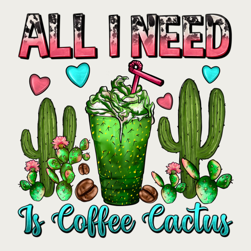All I Need Is Coffee Cactus Frappe Zipper Hoodie by FaDigitalArtStudio | Teevron