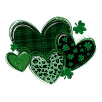 leopard hearts st patricks day | Teevron