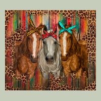 Western Horses With Bandanas Ladies Tee | Teevron