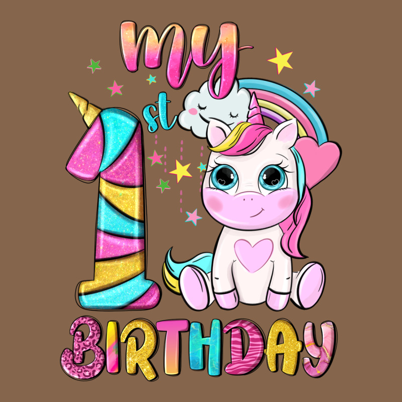 My 1 St Birthday With Little Cute Unicorn Premium Tee by NancyCooperArtShop | Teevron
