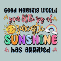 Good Morning World Your Little Ray Of Sarcastic Heavy Core Tee | Teevron