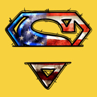 Super American Flag Logo Premium Sweatshirt | Teevron