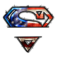 super american flag logo | Teevron