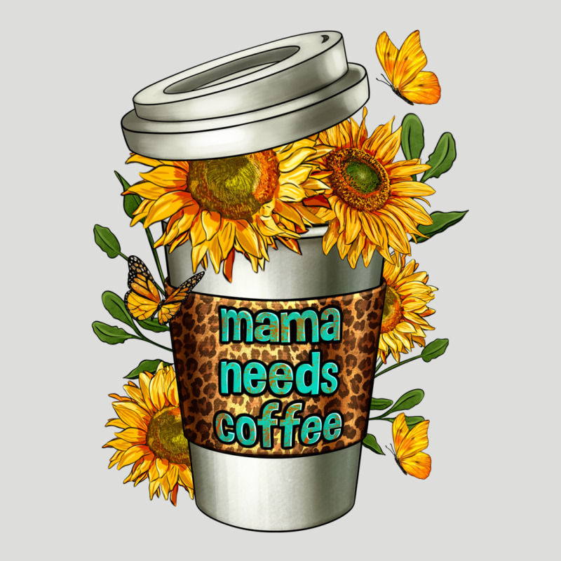 Mama Needs Coffee Cup Zipper Hoodie by FaDigitalArtStudio | Teevron