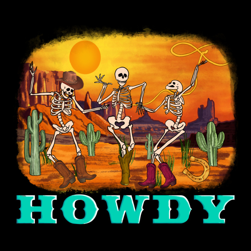 Western Skeleton Heavy Core Tee by AdoDesignShop | Teevron