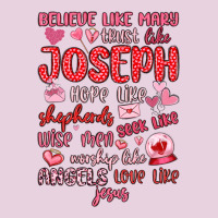 Believe Like Mary Trust Like Joseph Valentine S Da Ladies Tee | Teevron