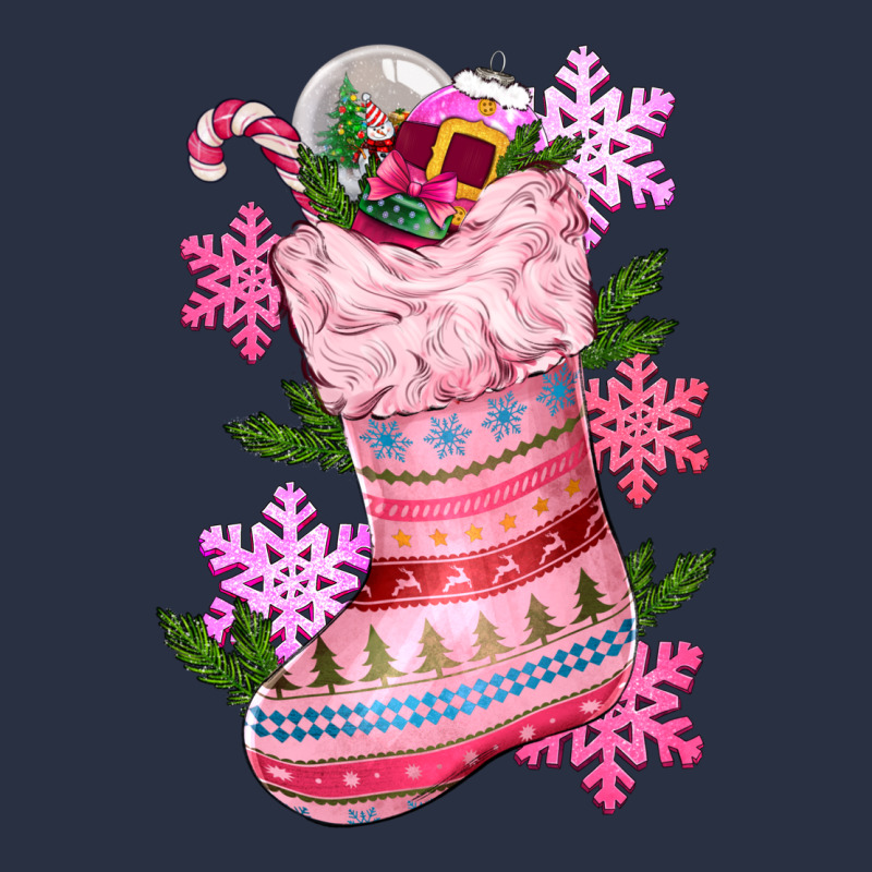 Pink Christmas Socks Heavyweight Sweatshirt by CowGirlArtShop | Teevron