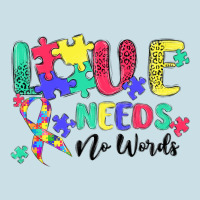 Love Needs No Words Autism Ladies Tee | Teevron