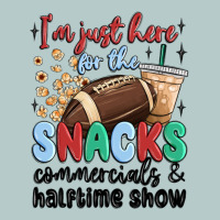 Im Just Here For The Snacks Commercials And  Halftime Show Heavy Core Tee | Teevron