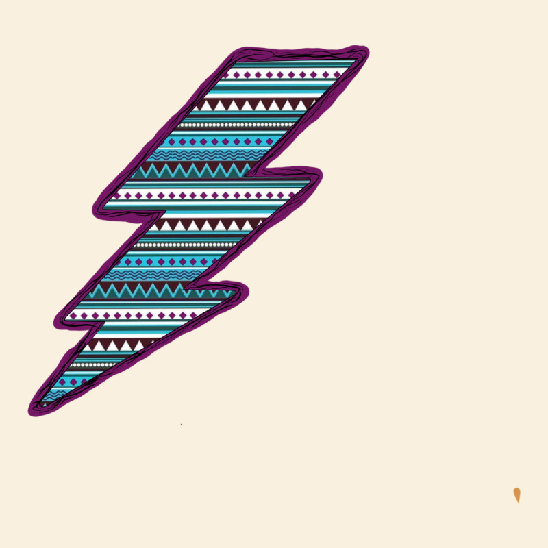 Purple Border Aztec Pattern Lightning Vintage Hoodie by Bettercallsaul | Teevron