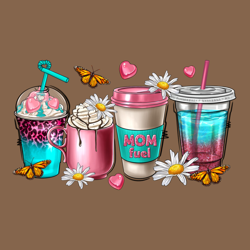 Mom Fuel Coffee Cups Premium Tee by NancyCooperArtShop | Teevron