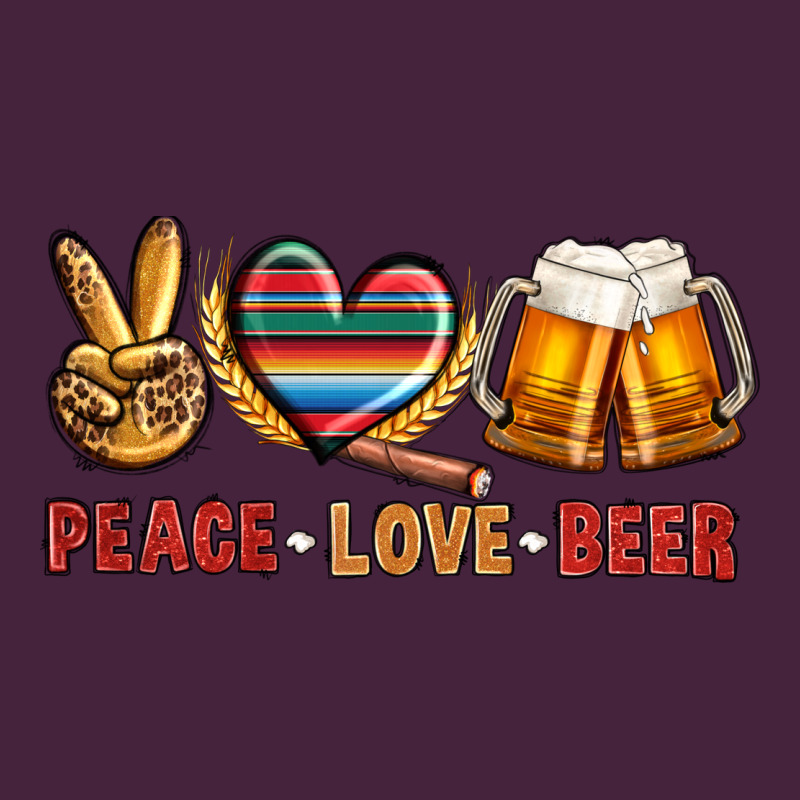 Peace Love Beer Premium Tee by NancyCooperArtShop | Teevron